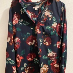 Floral Work Blouse